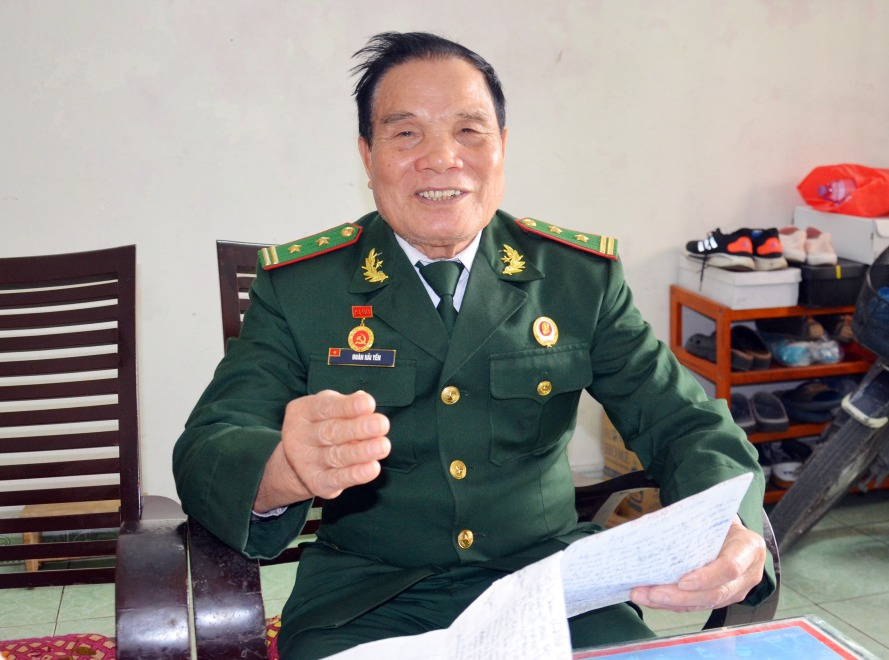 CCB Đoàn Hải Yến (khu 6, phường Hà Tu, TP Hạ Long) chia sẻ về những năm tháng trong quân ngũ.