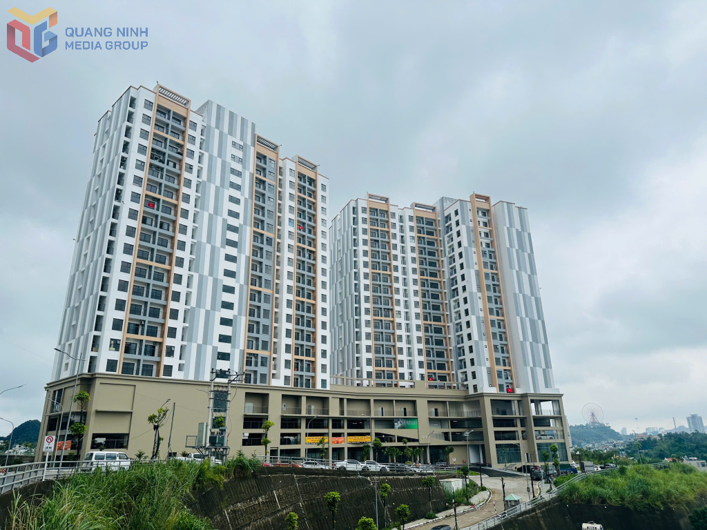 Công trình nhà ở xã hội thuộc khu dân cư đồi Ngân hàng đã được hoàn thành