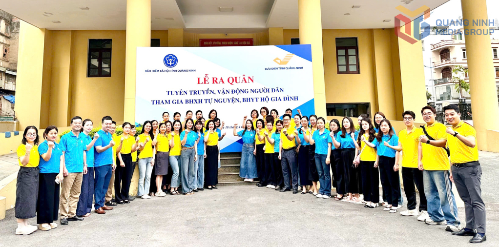 BHXH tỉnh phối hợp với Bưu điện tỉnh tổ chức lễ ra quân tuyên truyền, vận động người dân tham gia BHXH tự nguyện, BHYT hộ gia đình, tháng 4/2026.