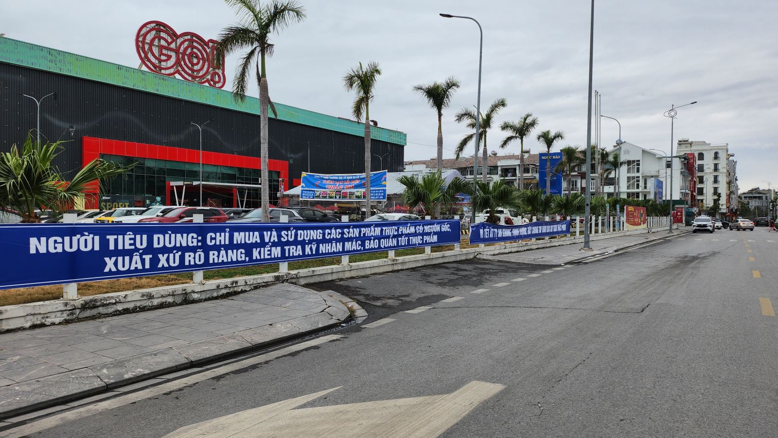 băng rôn tuyên truyền đảm bảo ATTP.